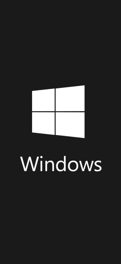 Fond d'écran iPhone Windows Dark