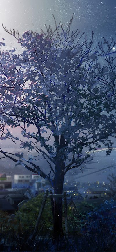 Fond d'écran iPhone Anime Girl Raincoat 4k