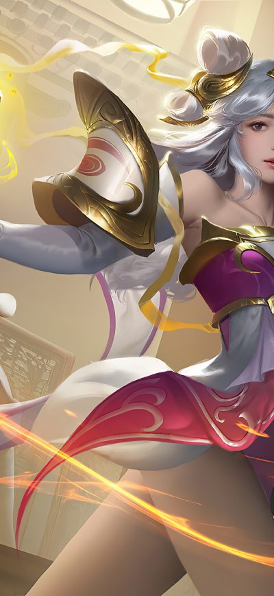 Fond d'écran iPhone Gergeous Girl With Powers 4k
