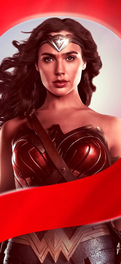 Fond d'écran iPhone Wonder Woman Poster Design 4k