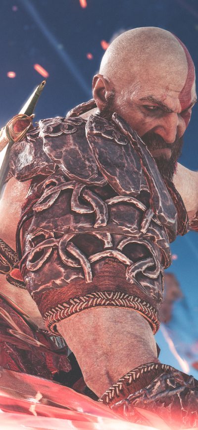 Fond d'écran iPhone 4k Kratos God Of War 4
