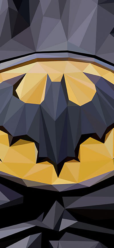 Fond d'écran iPhone Batman Polygon Art 4k