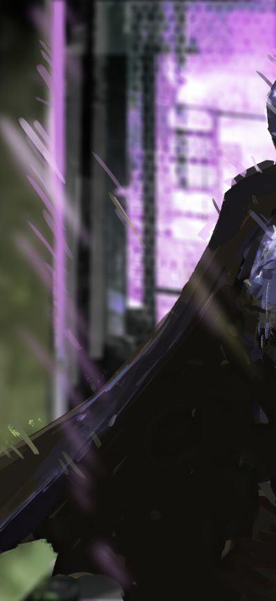 Fond d'écran iPhone Batman Cyber 4k