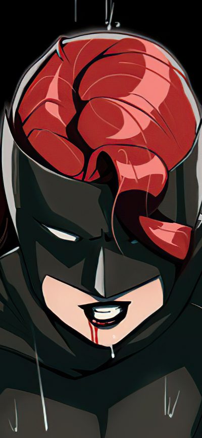 Fond d'écran iPhone Batwoman Red Blood 4k