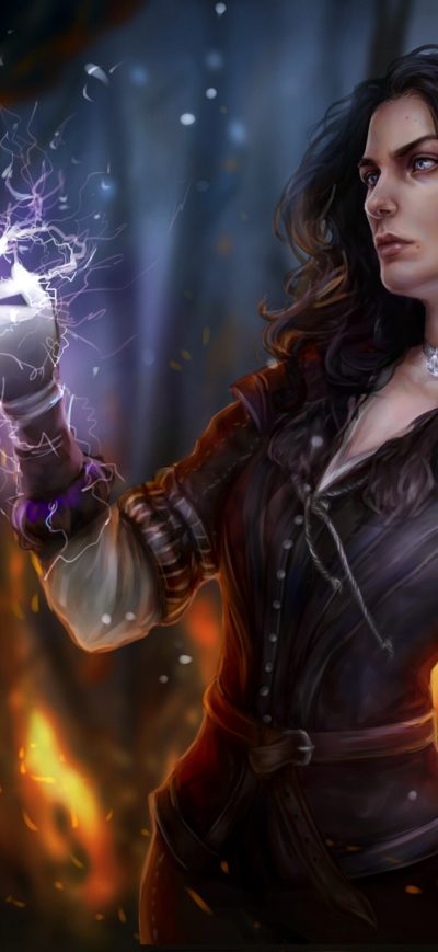 Fond d'écran Yennefer sur iPhone