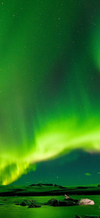 Fond d'écran iPhone Northern Lights Aurora 4k