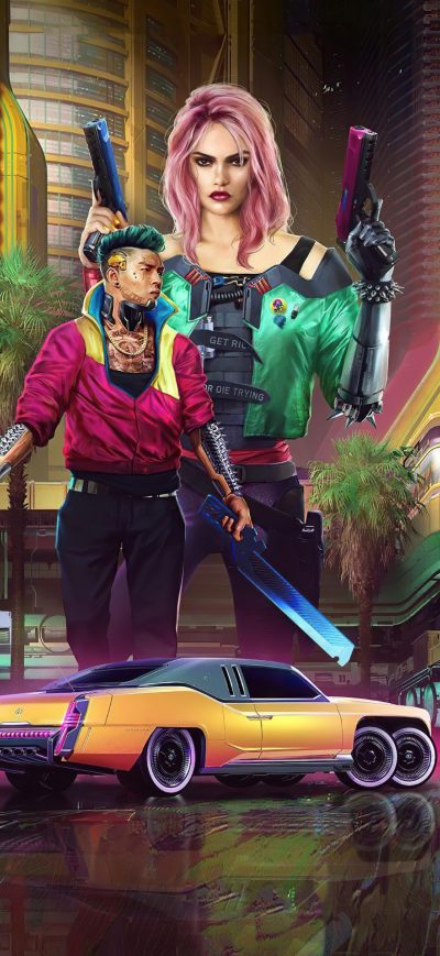 Fond d'écran iPhone Cyberpunk 2077 4k 2020 New Game