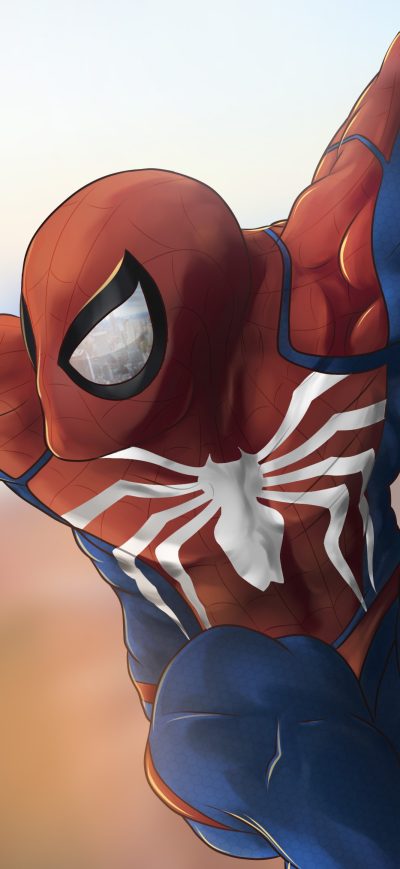 Fond d'écran iPhone 4k Spiderman Art