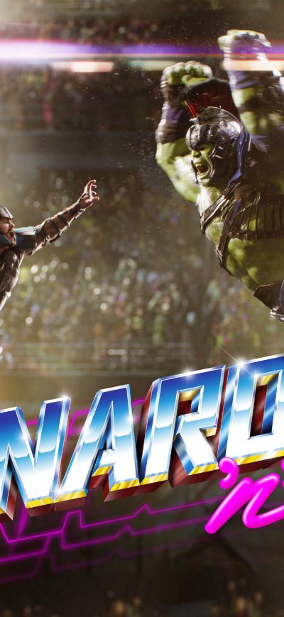 Fond d'écran iPhone Thor And Hulk In Thor Rangnarok 4k 2017