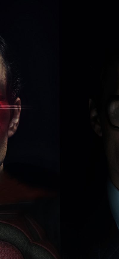 Fond d'écran iPhone Superman And Clark Kent 4k