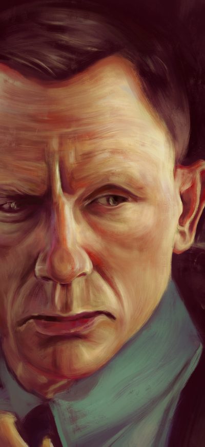 Fond d'écran iPhone Daniel Craig James Bond Fan Art