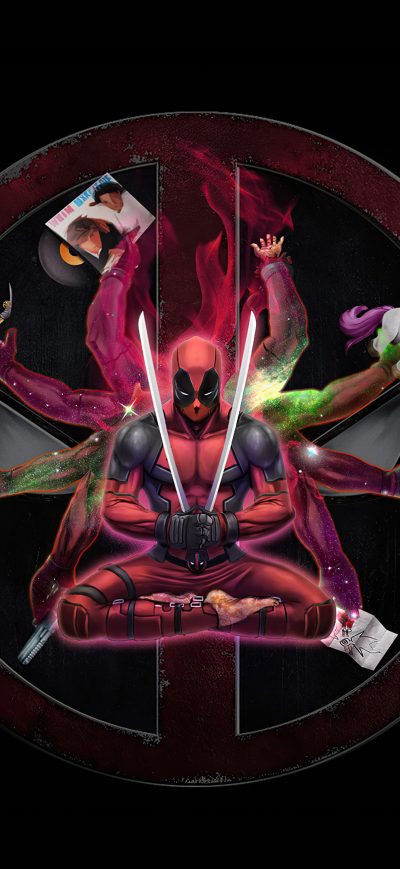 Fond d'écran iPhone Dead Pool X Force 5k
