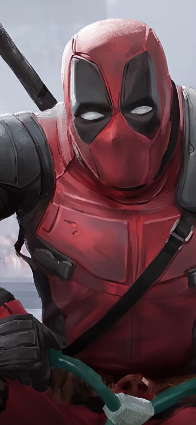 Fond d'écran iPhone Deadpool Driving Kid Cycle
