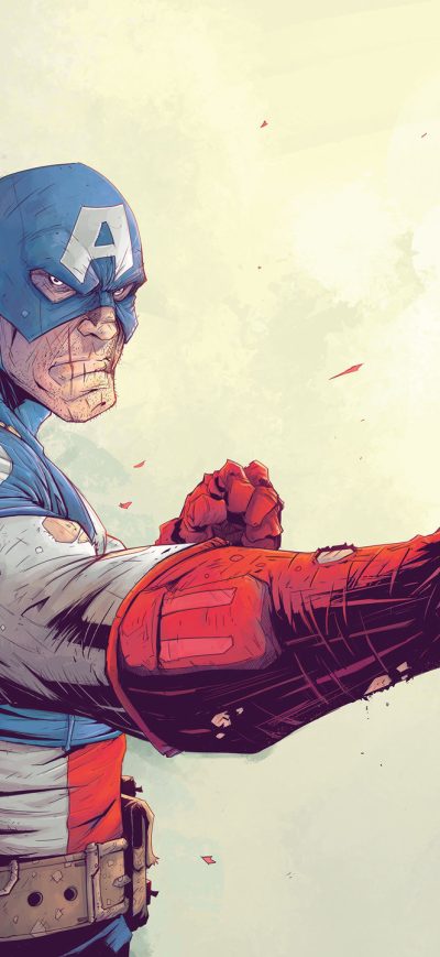 Fond d'écran iPhone Captain America Suit Cool Artwork
