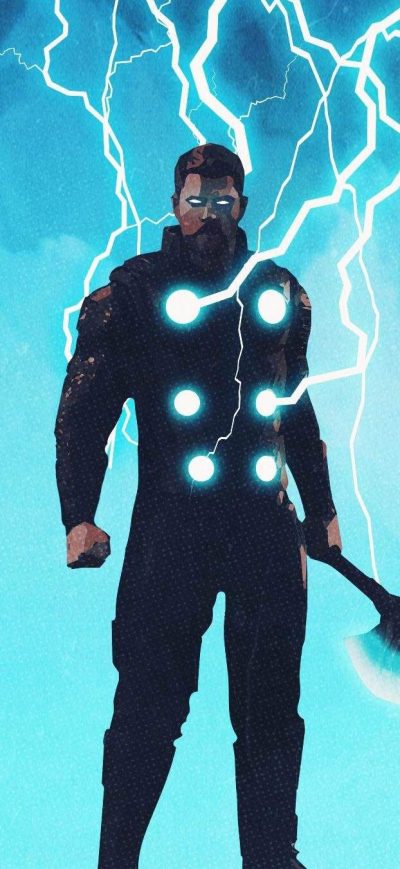 Fond d'écran iPhone Thor Lighting Thunder