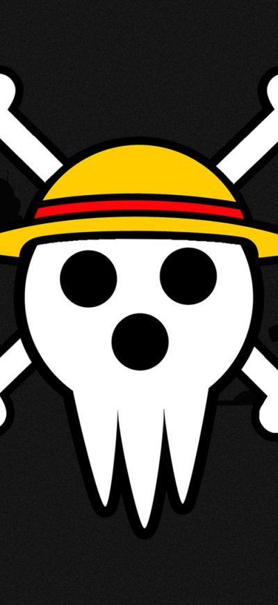 Fond d'écran iPhone One Piece Anime Art Logo