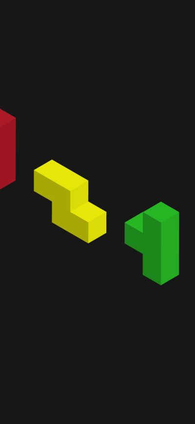 Fond d'écran Minimalism Tetris sur iPhone