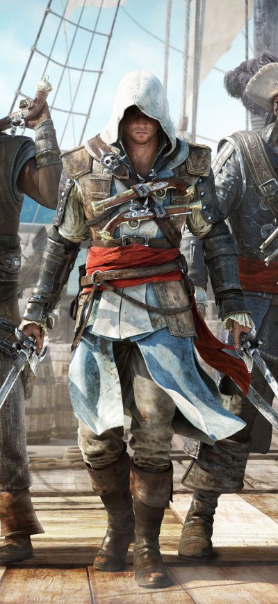Fond d'écran iPhone Assassins Creed IV Black Flag 5k