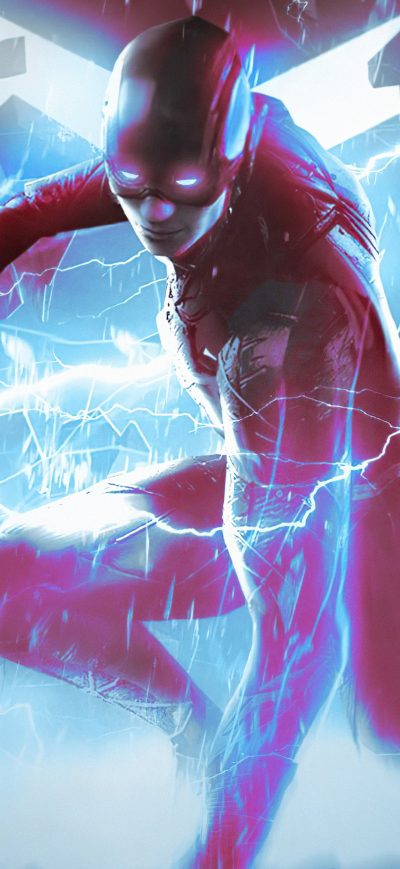 Fond d'écran iPhone The Flash Justice League 4k