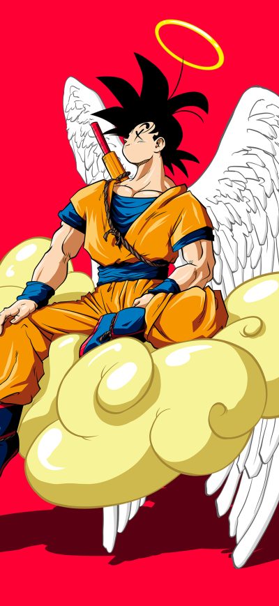 Fond d'écran iPhone Son Goku Dragon Ball Z 5k