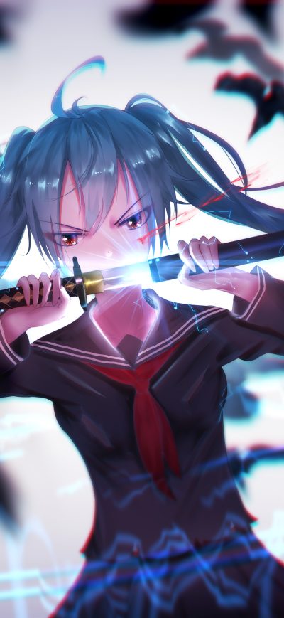 Fond d'écran iPhone Hatsune Miku Anime 5k