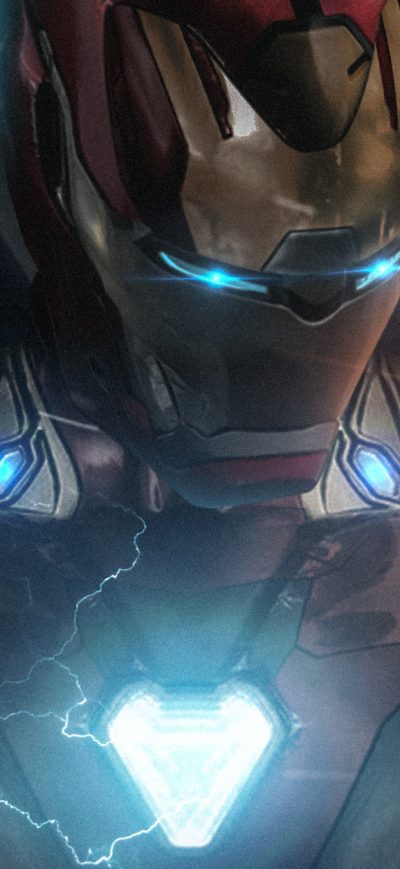 Fond d'écran iPhone Iron Man Infinity Gauntlet New Art