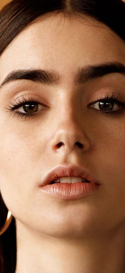 Fond d'écran iPhone Lily Collins Vogue Uk 4k