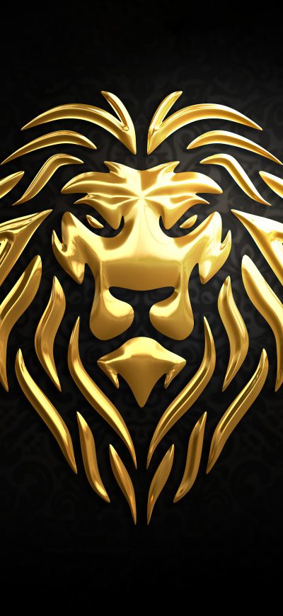 Fond d'écran iPhone Gold Lion