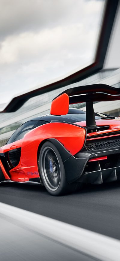Fond d'écran iPhone Mclaren Senna Rear 5k