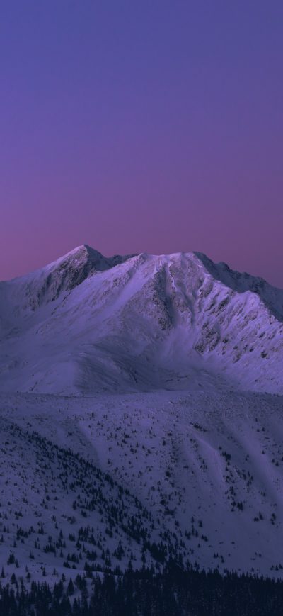Fond d'écran iPhone Snow Covered Mountains 4k 5k