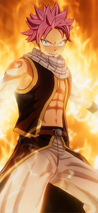 Fond d'écran iPhone Natsu Dragneel Fairy Tail
