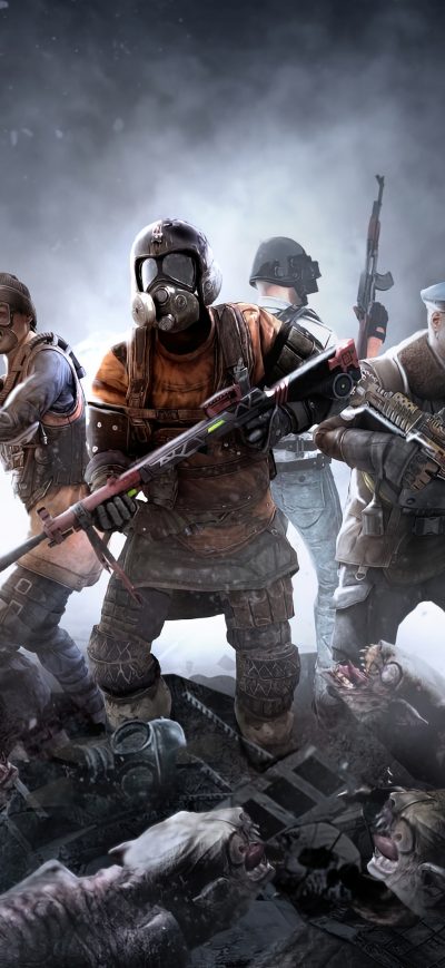 Fond d'écran iPhone PUBG Mobile Season 16 Metro Exodus Skins 4K