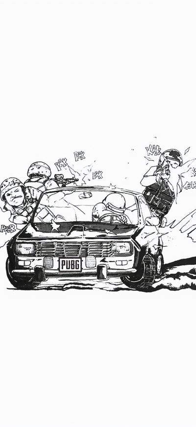 Fond d'écran iPhone Pubg Sketch