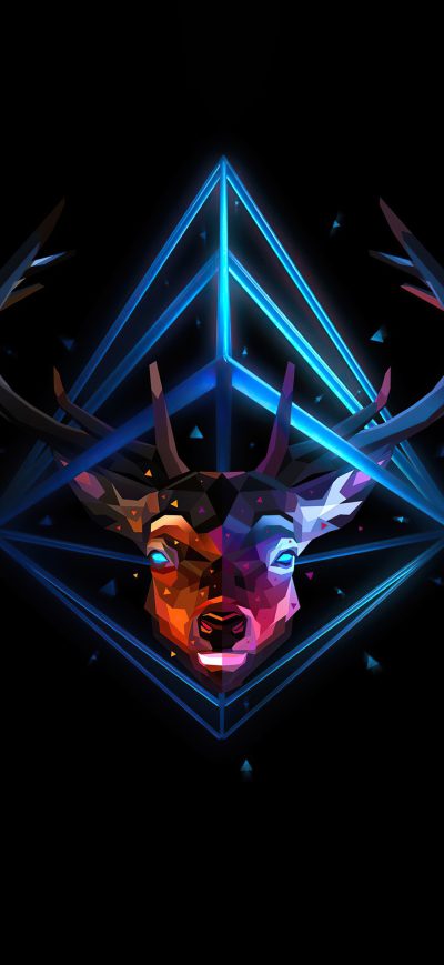 Fond d'écran iPhone Reindeer Justin Maller 4k
