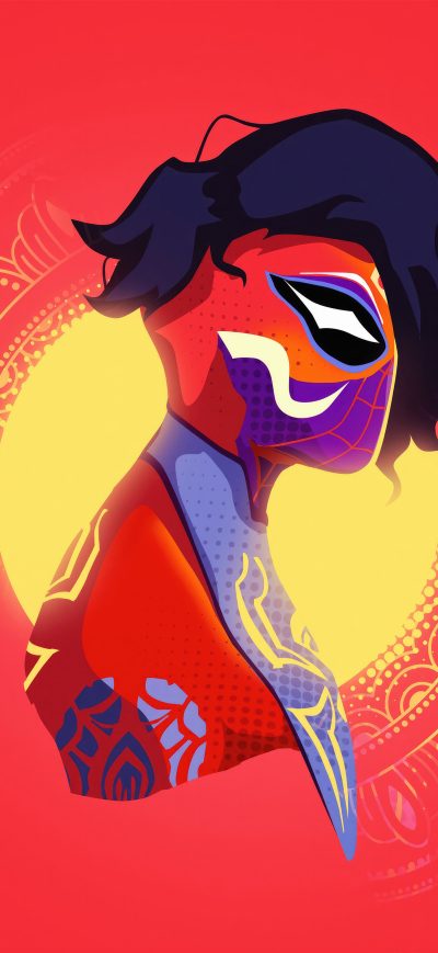 Fond d'écran iPhone Spiderman Across The Spider Verse 5k