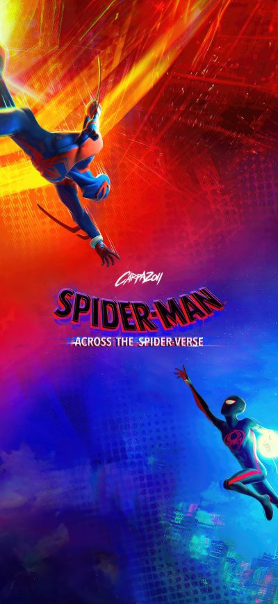 Fond d'écran iPhone 2023 Spider Man Across The Spider Verse Movie 5k