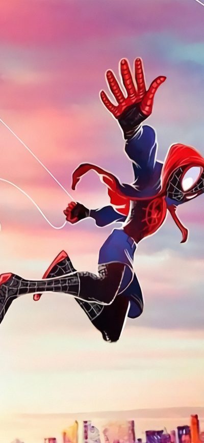 Fond d'écran iPhone Spiderman Cartoon Art 4k
