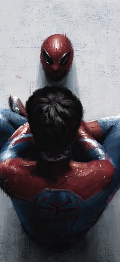 Fond d'écran iPhone Spiderman Down