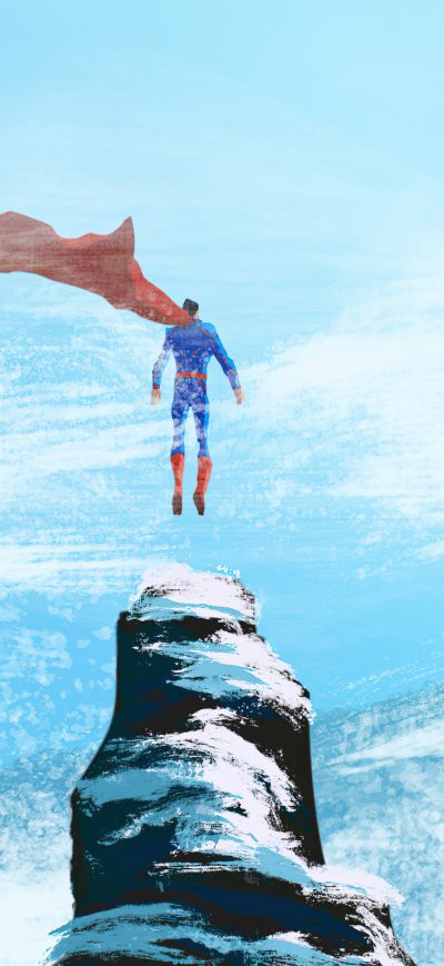 Fond d'écran iPhone Superman Fortess If Solitude