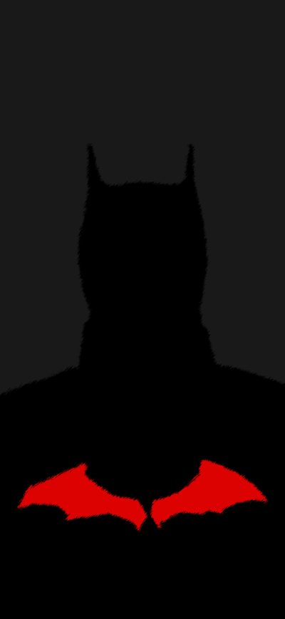 Fond d'écran iPhone The Batman Minimal Dark 5k