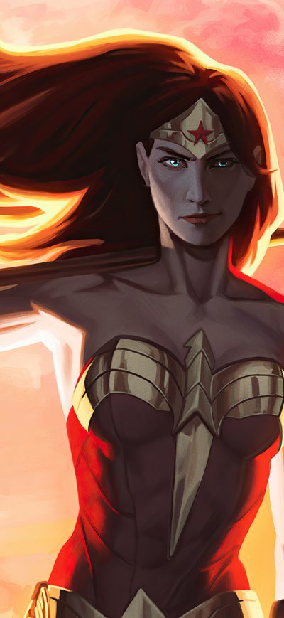 Fond d'écran iPhone Wonder Woman With Bow 4k