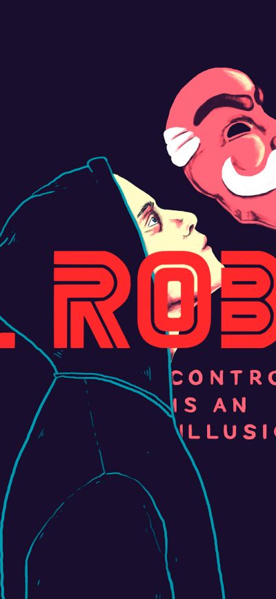Fond d'écran iPhone Mr Robot Illustration Fan Art