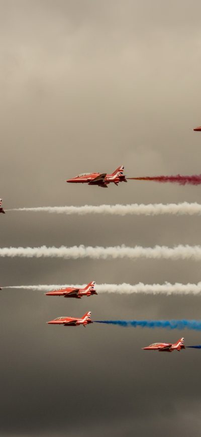 Fond d'écran iPhone Air Show Aircraft Smoke