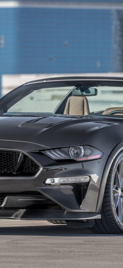 Fond d'écran Ford Mustang GT Convertible 4k sur iPhone