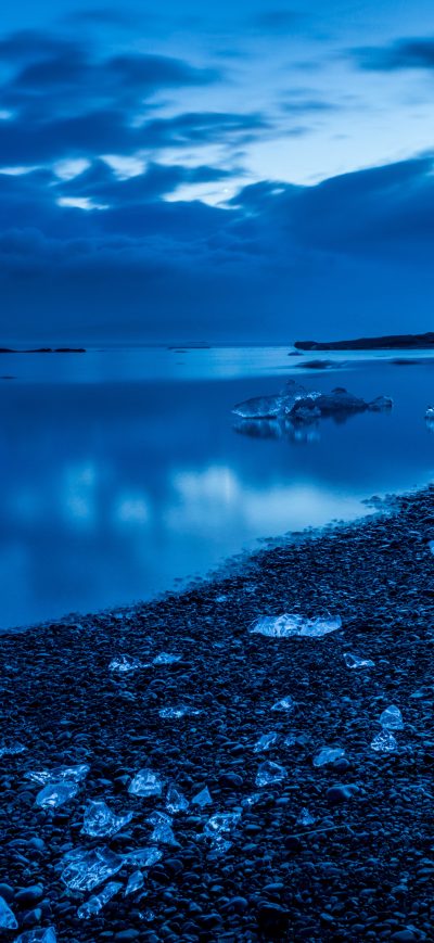 Fond d'écran iPhone Icy Land Jokulsarlon Lake 5k