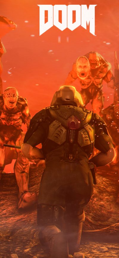 Fond d'écran iPhone Doom 4 Digital Art