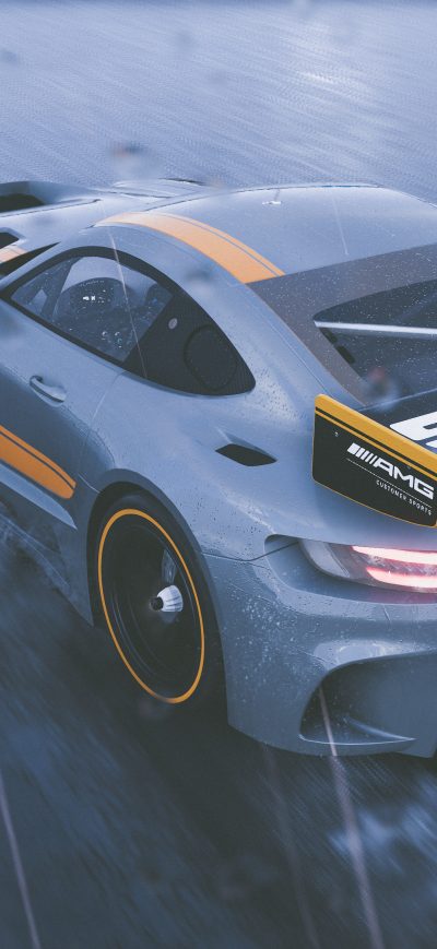 Fond d'écran iPhone The Crew 2 Mercedes Amg Gtr 4k