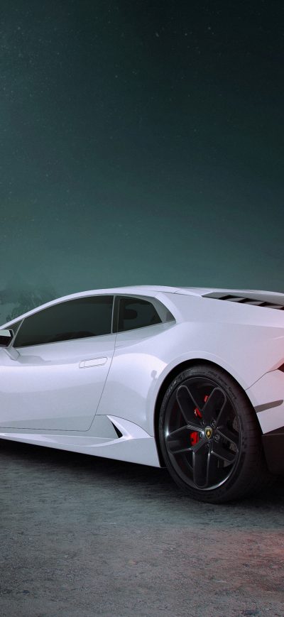 Fond d'écran iPhone Lamborghini Huracan CGI 4k