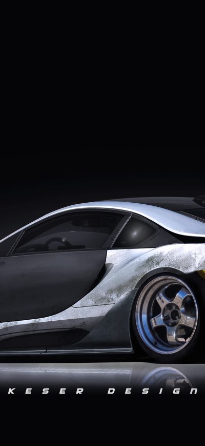 Fond d'écran iPhone Bmw I8 Digital Art Tuned