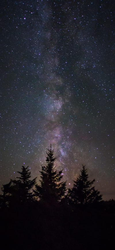 Fond d'écran iPhone Milky Way From Cadillac Mountain 5k